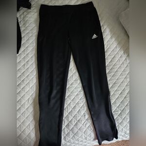 Adidas Black Track Pants with Signature Logo